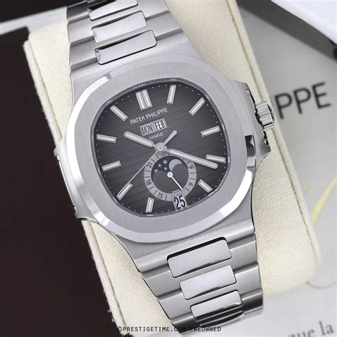 patek philippe mondphase 1999|Patek Philippe Nautilus Annual Calendar Moonphase Review.